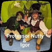 Theatre Rat present Professor Nutty & Igor childrens show Teesside